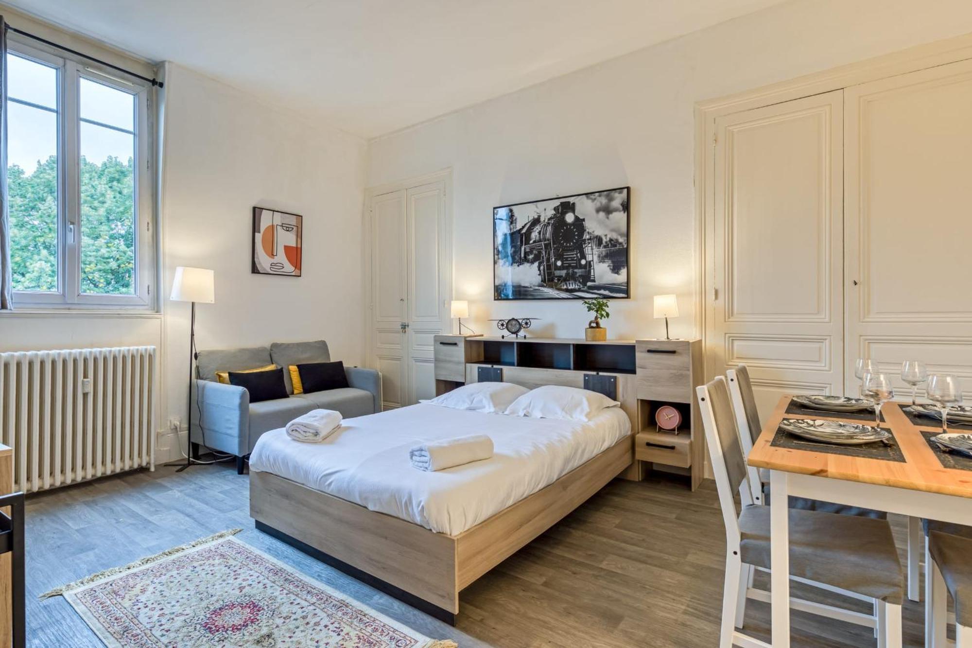 Gary Joli F2 Au Pied De La Gare De Rouen Appartement Buitenkant foto