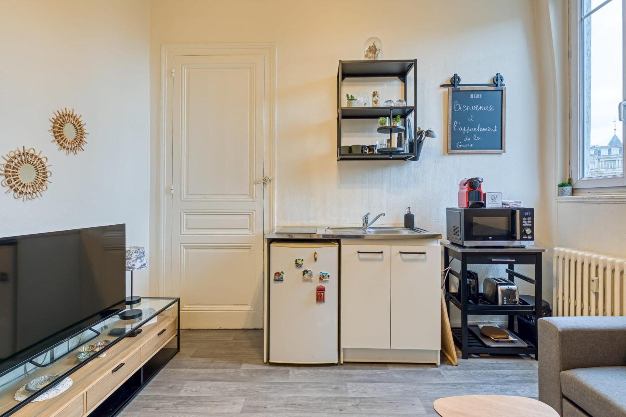 Gary Joli F2 Au Pied De La Gare De Rouen Appartement Buitenkant foto