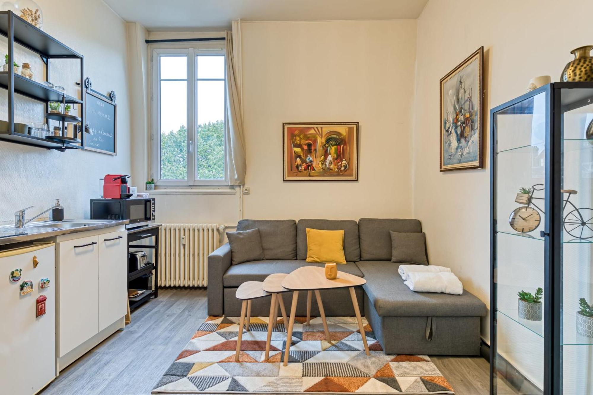 Gary Joli F2 Au Pied De La Gare De Rouen Appartement Buitenkant foto
