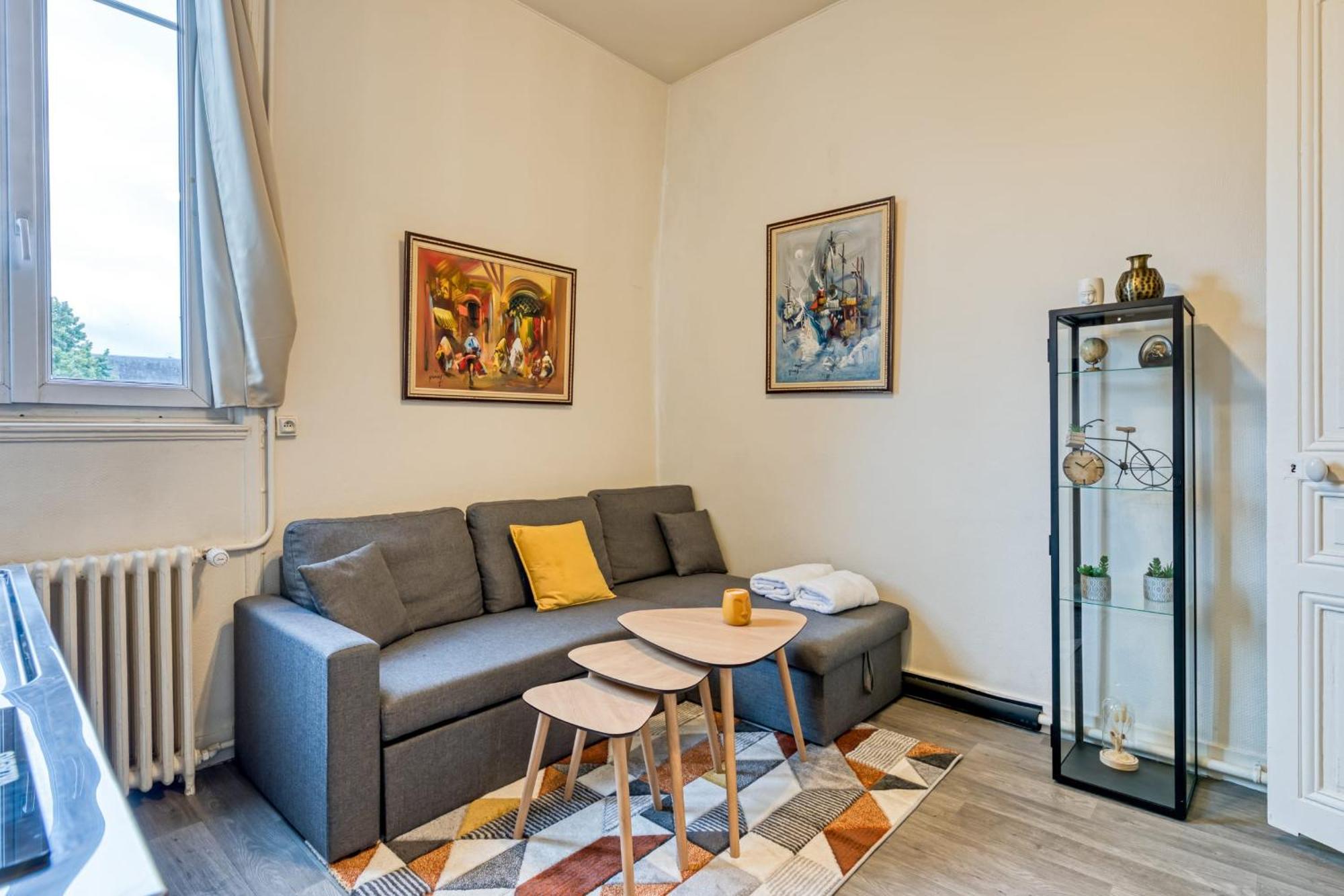 Gary Joli F2 Au Pied De La Gare De Rouen Appartement Buitenkant foto