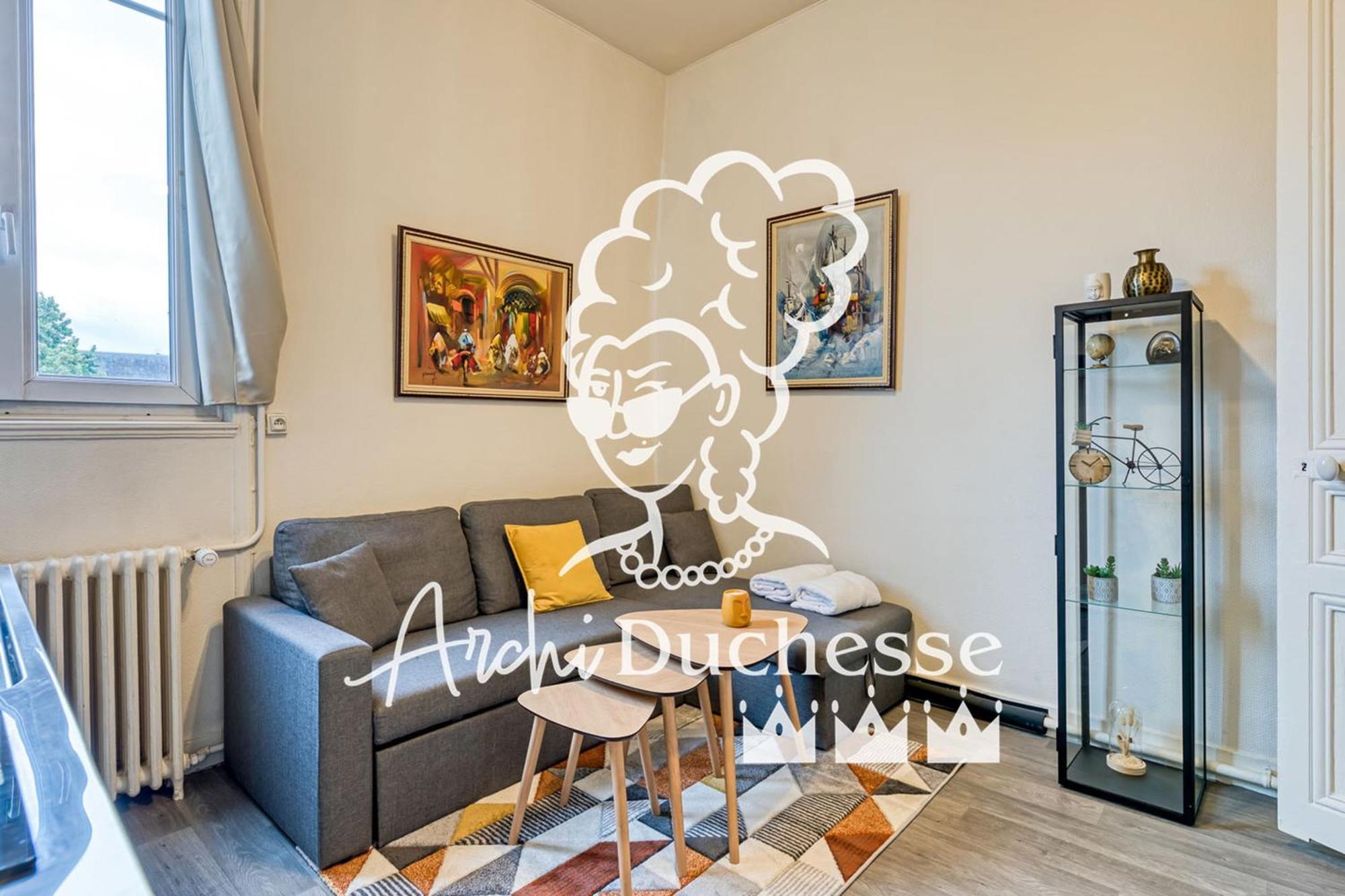 Gary Joli F2 Au Pied De La Gare De Rouen Appartement Buitenkant foto